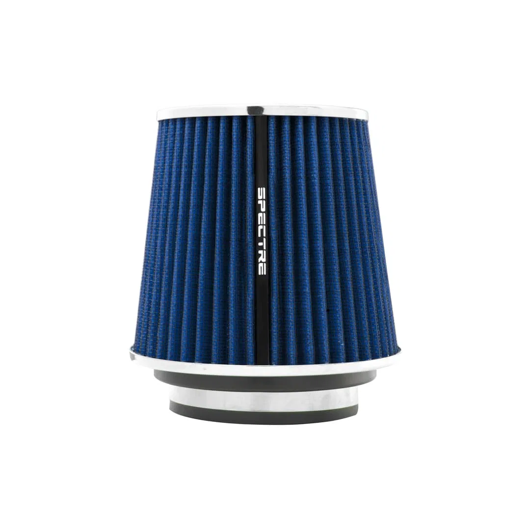 8136 – SPECTRE Air Filter, Blue Pre-Oiled Cotton Fiber P4 Cone With Multi-Fit Base 4-3/4 Inch Top Outside Diameter X ...